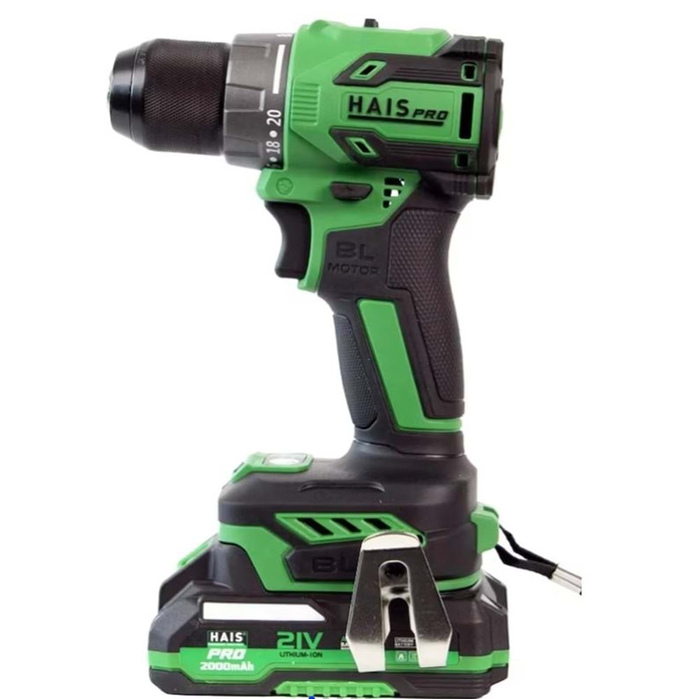Haispro RB-DB2101 Profesyonel Vidalama Matkap 21 V 2.0 Ah Çift Akülü