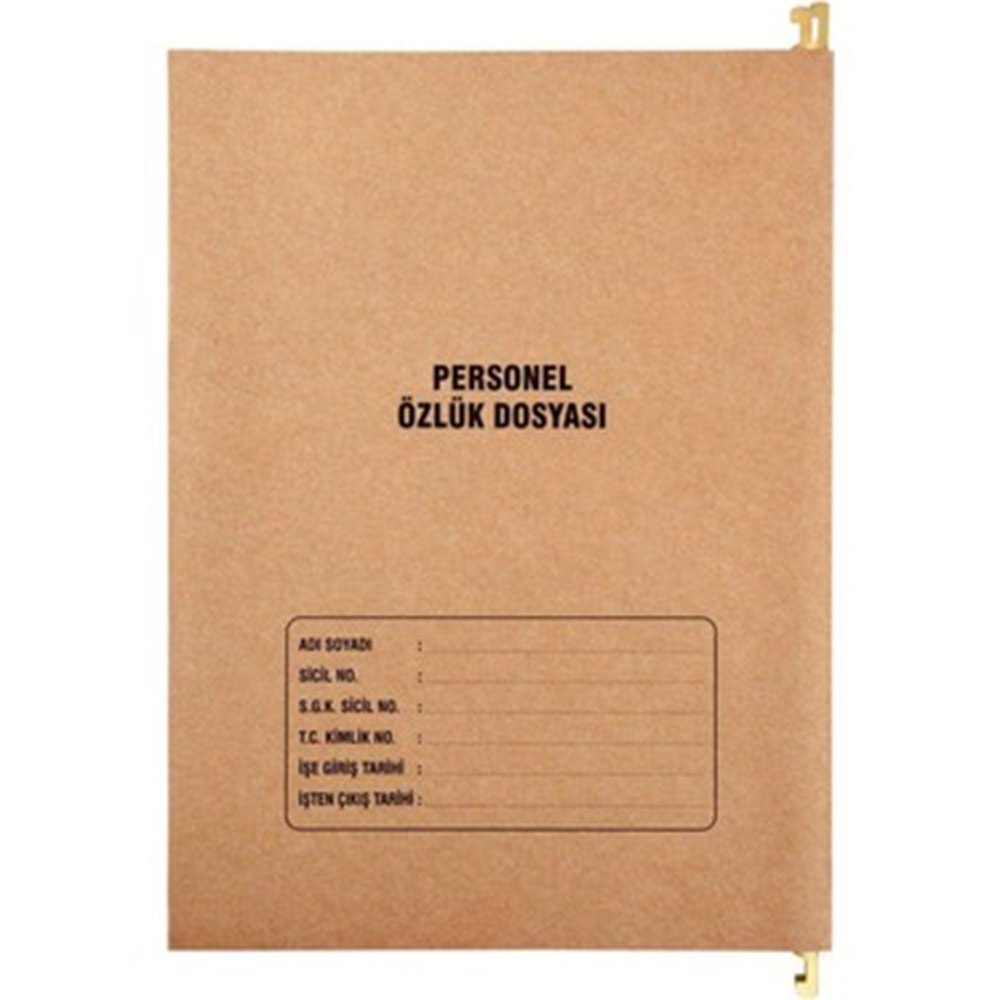TURUNCU BEYAZ ASKILI PERSONEL ÖZLÜK DOSYASI TEKLİ KRAFT