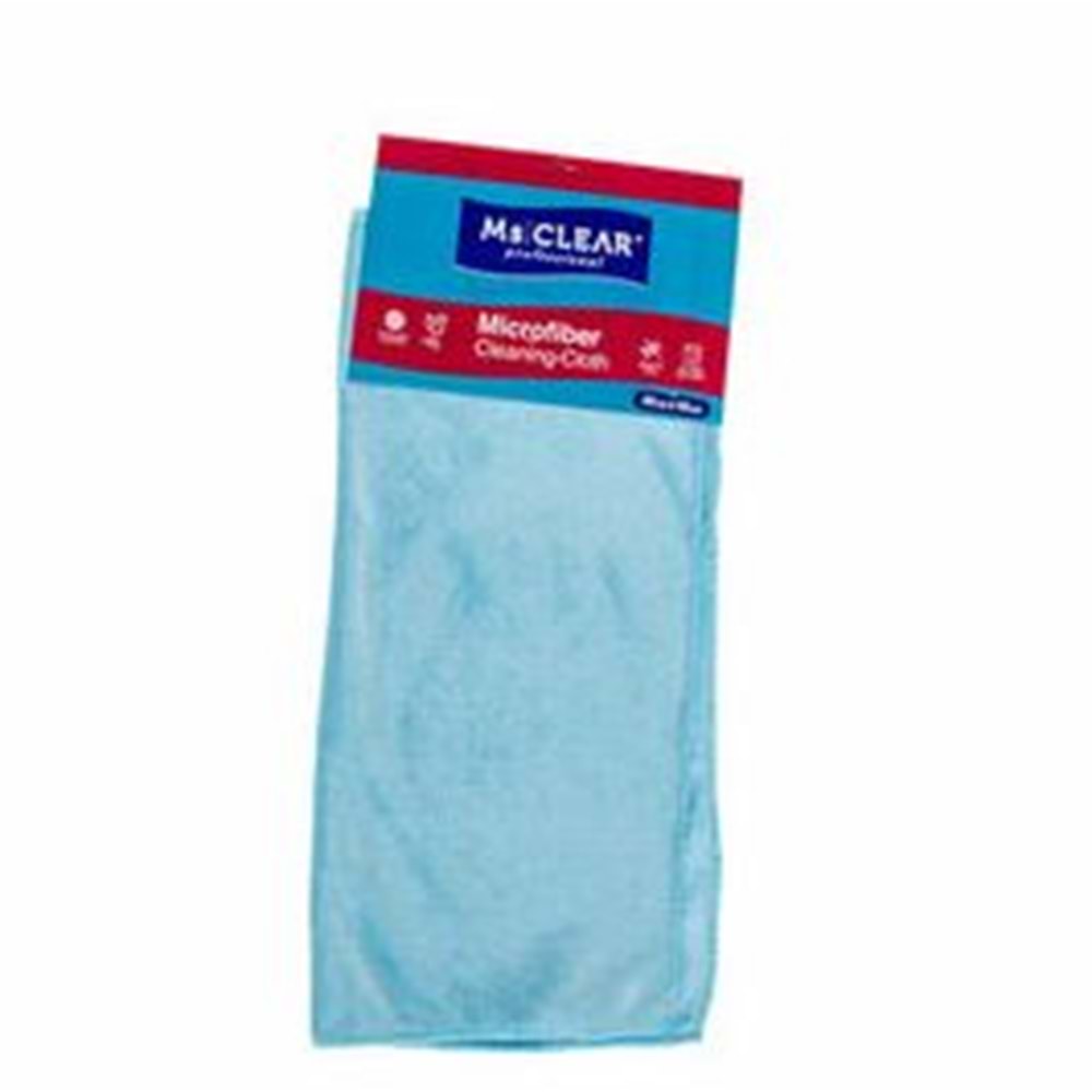 Ms Clear Mikrofiber Bez Parlak 360gsm 50x70Cm Askılı Kart