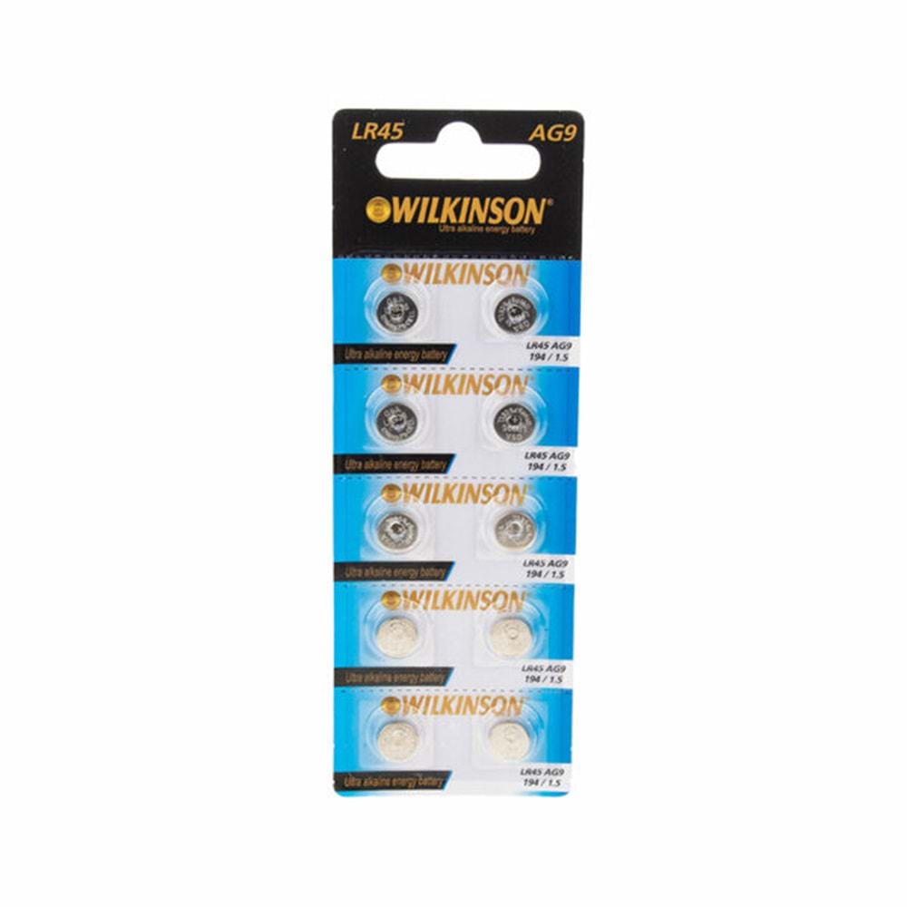 Wilkinson Saat Pili AG9 Alkaline LR45 1 ADET