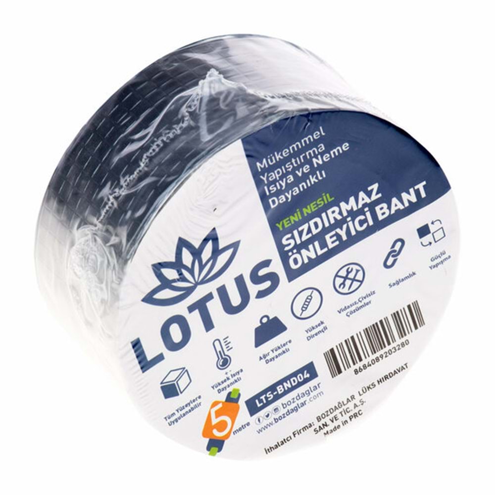 Lotus Sızdırmaz Çamur Bandı 5mt LTS-BND04 3280