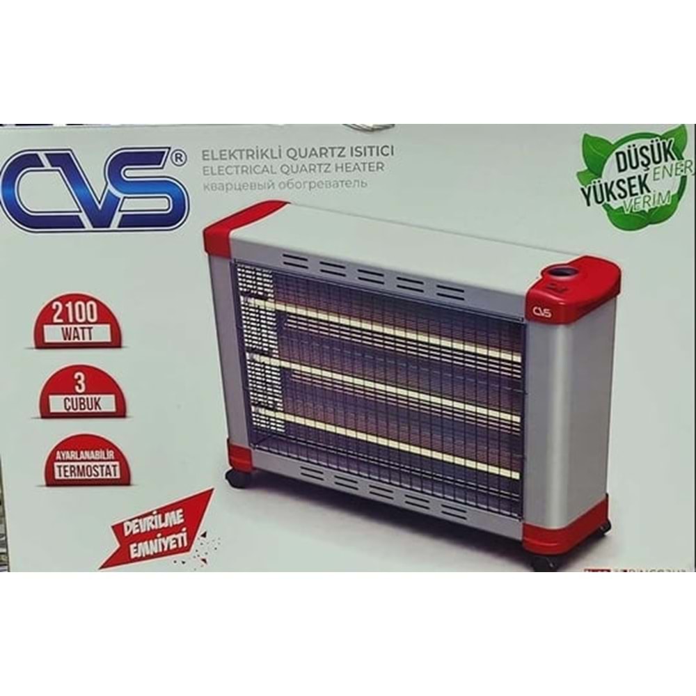 Cvs Elektrikli Quartz Isıtıcı Şömine 2100W Dn3037