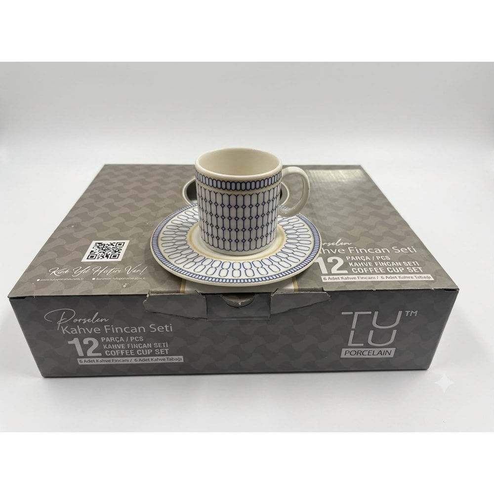 AYBAS ANT-M767 ELİS 12 PRÇ FİNCAN TAKIM