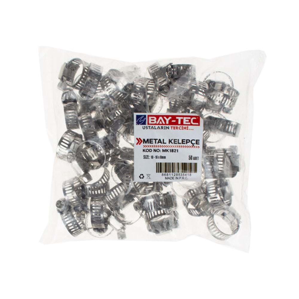 Baytec Kelepçe Metal 10-16X8mm MK1821