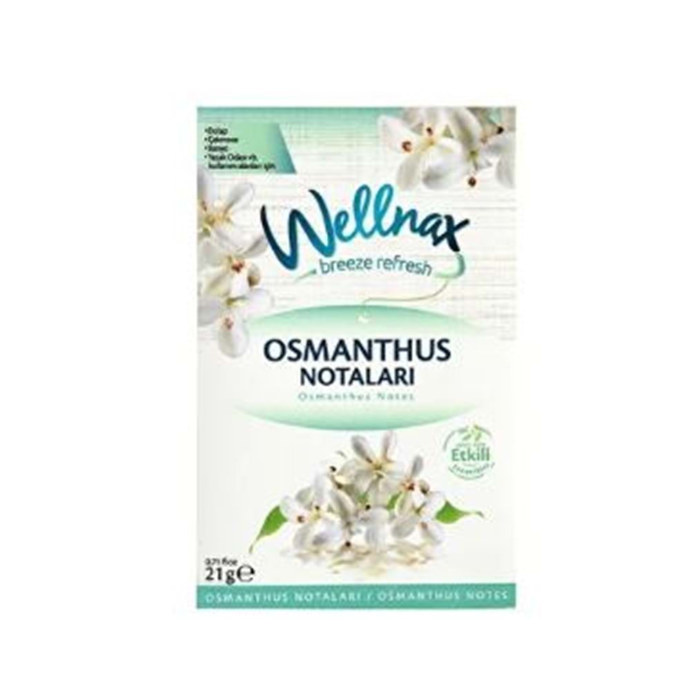 Wellnax Dolap ve Çekmece Kokusu Kesesi Osmanthus Notaları