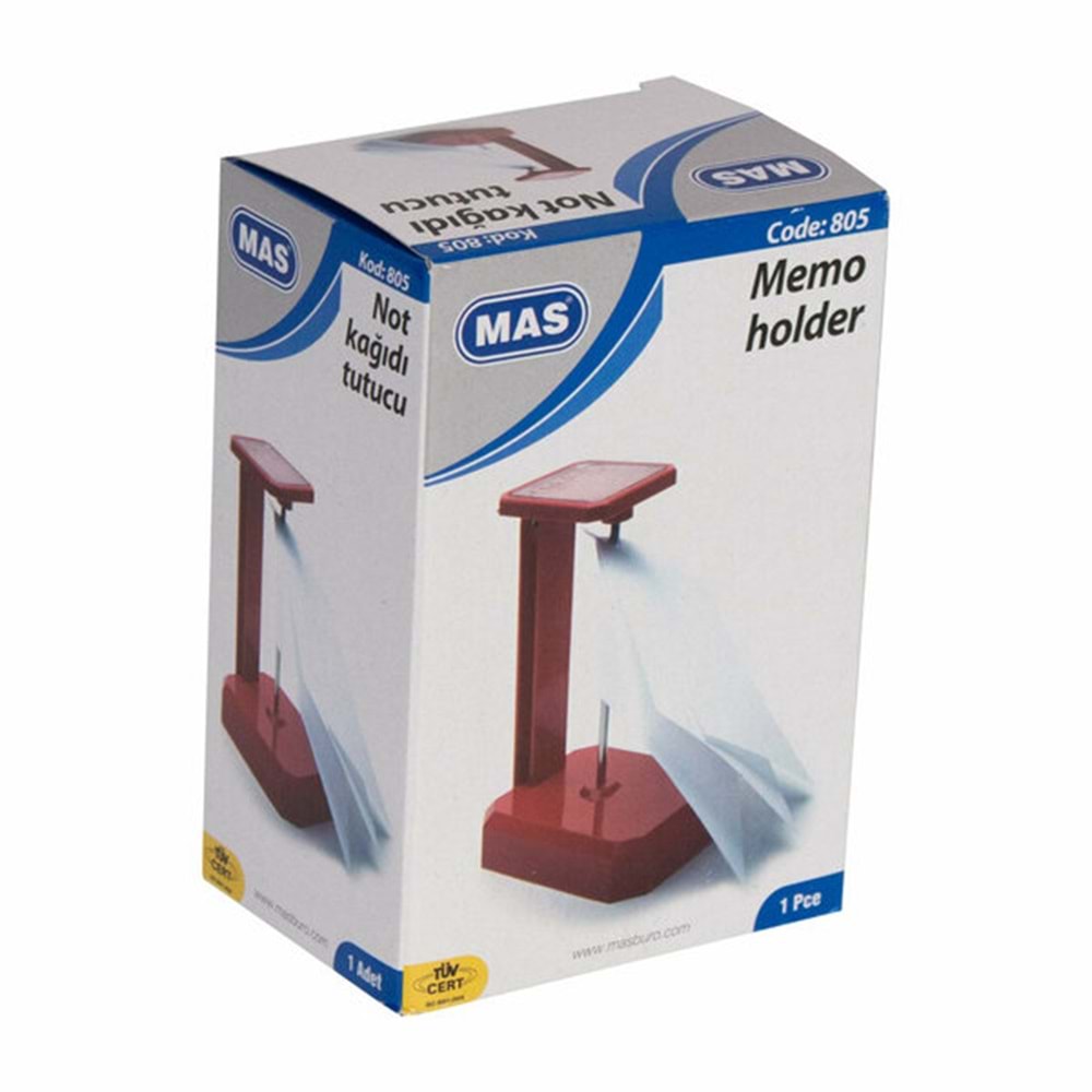 Mas Not Kağıdı Tutucu Siyah Kod.805 0590