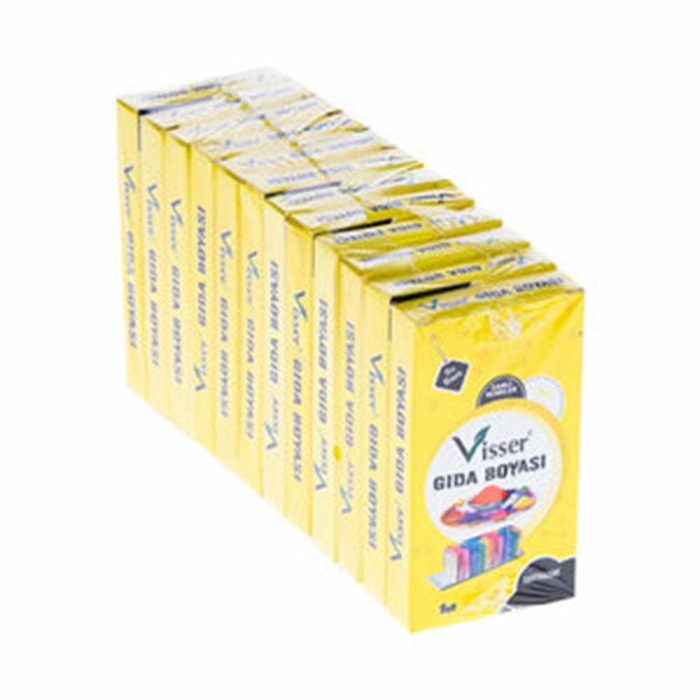 Visser Gıda Boyası Sarı 9Gr 7108