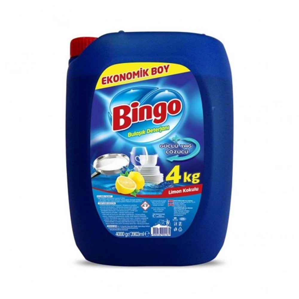 Bingo Sıvı Bulaşık Deterjanı 4 KG