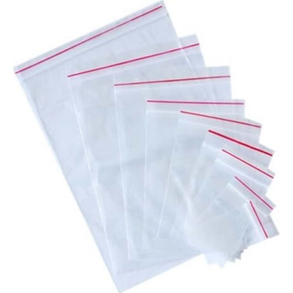 KİLİTLİ NAYLON TORBA 26X35 CM 200 ADET 1 KUTU