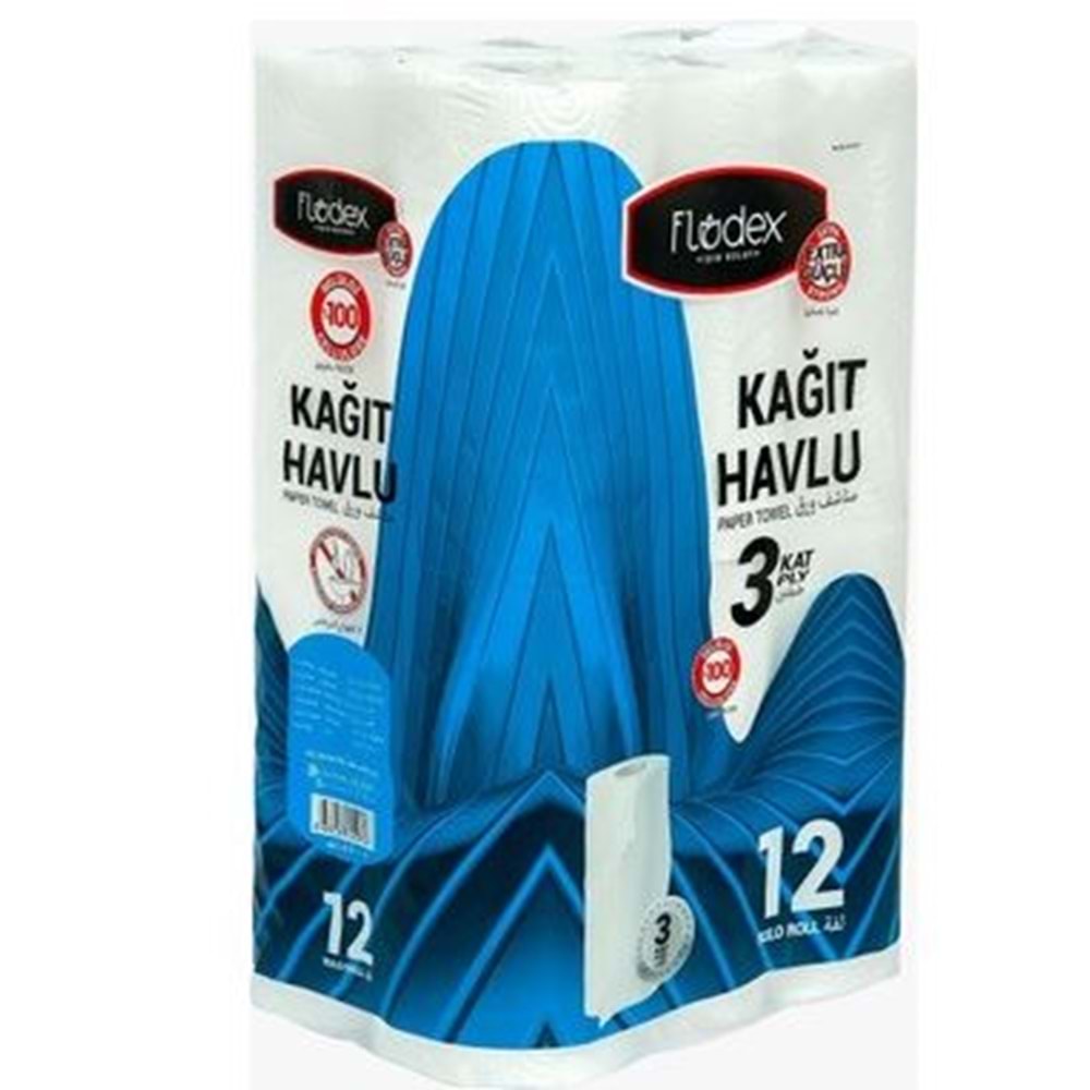 FLODEX 3 KATLI KAĞIT HAVLU 12 Lİ