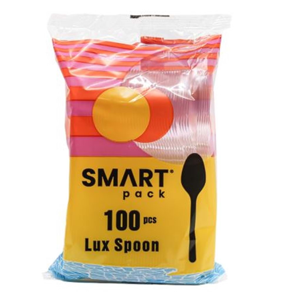Smartpack Plastik Kaşık Şeffaf 100