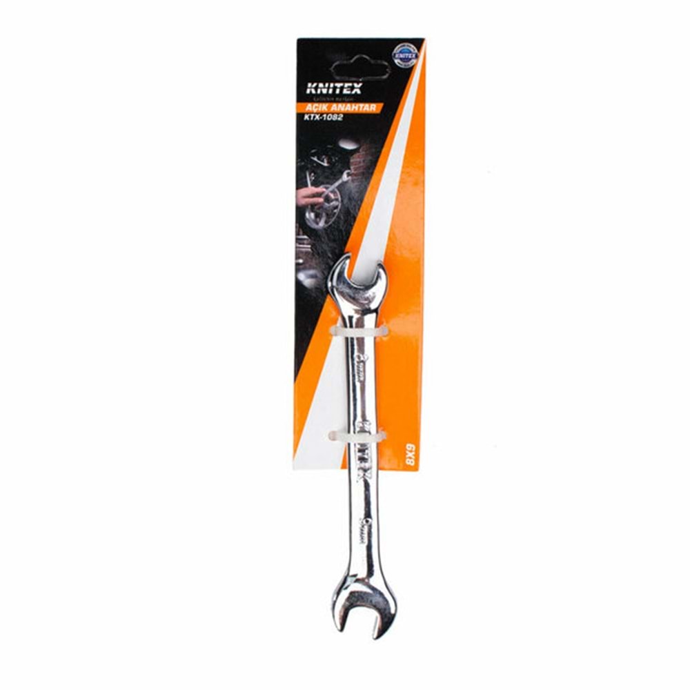 Knitex Anahtar Tekli Açık Ağız No.8-9 Ktx1082 1047