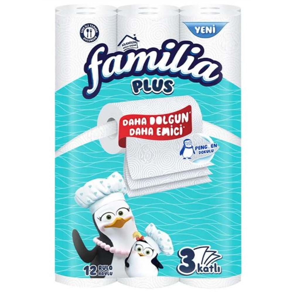 FAMİLİA 3 KATLI 12 Lİ KAĞIT HAVLU