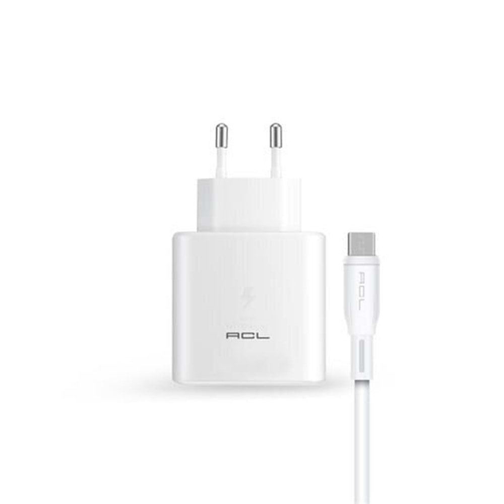 Acl Usb Başlık Mikro Hızlı Şarj Aleti Seti 18W 3.4A H1