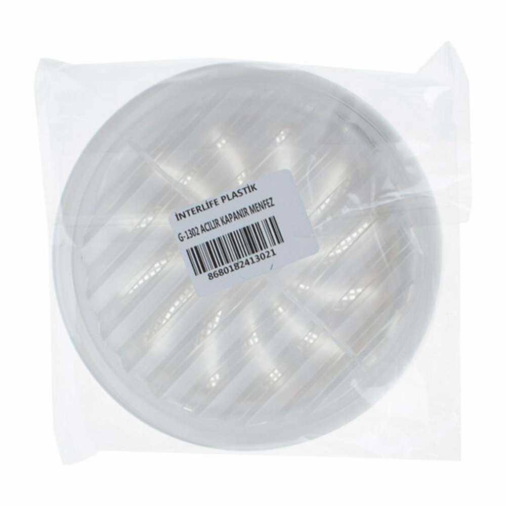 İnterlife Menfez Cam Doğalgaz Açmalı Kapamalı G-1302 3021