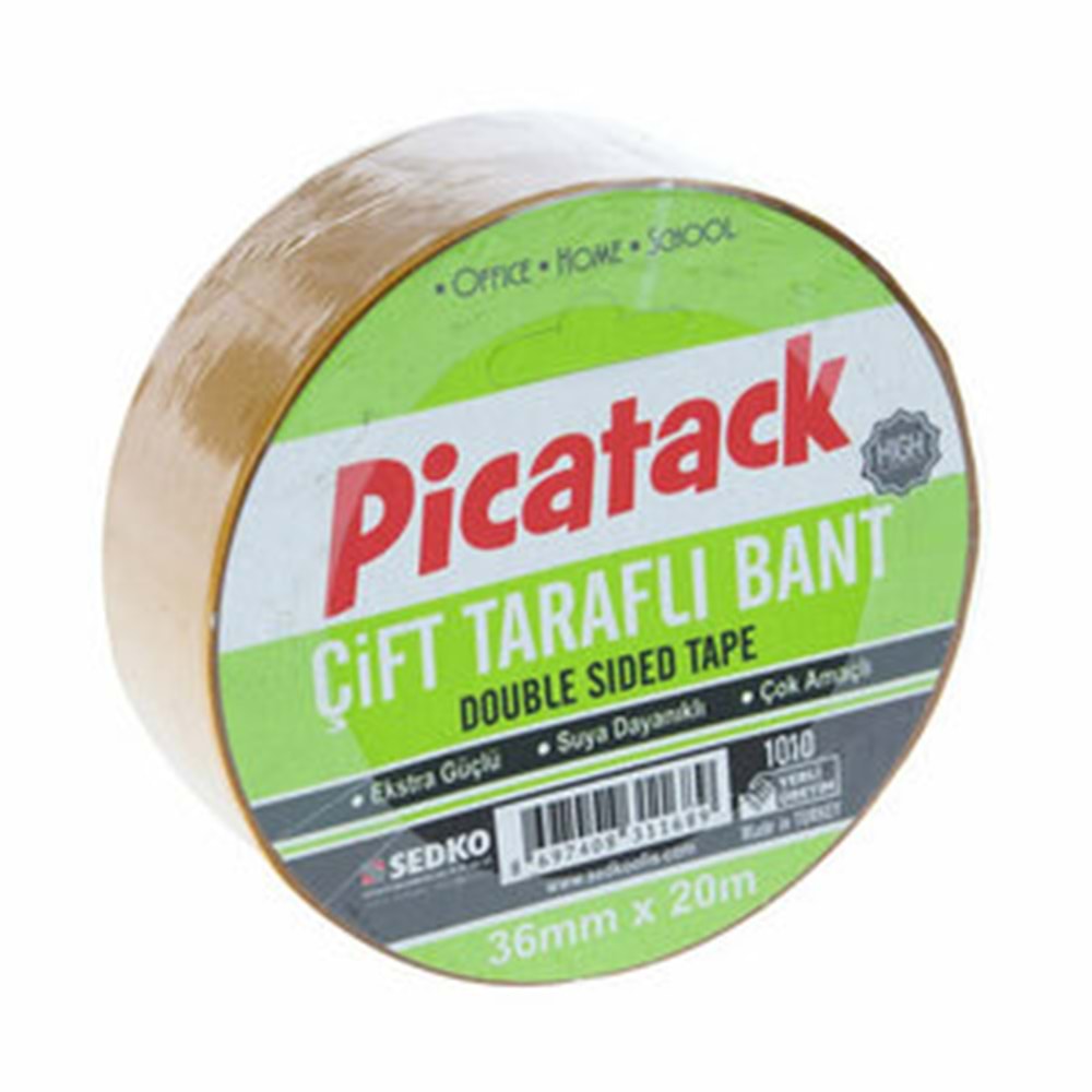 Picador Çift Taraflı Bant 36mmX20mt 1010 KZ025 1689
