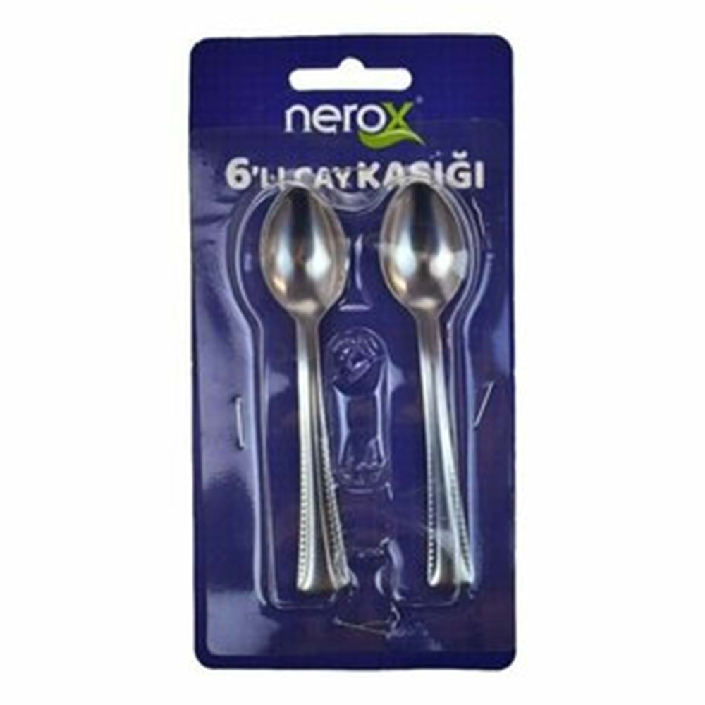 Nerox Çay Kaşığı 6 Lı Kartela NRX-F238
