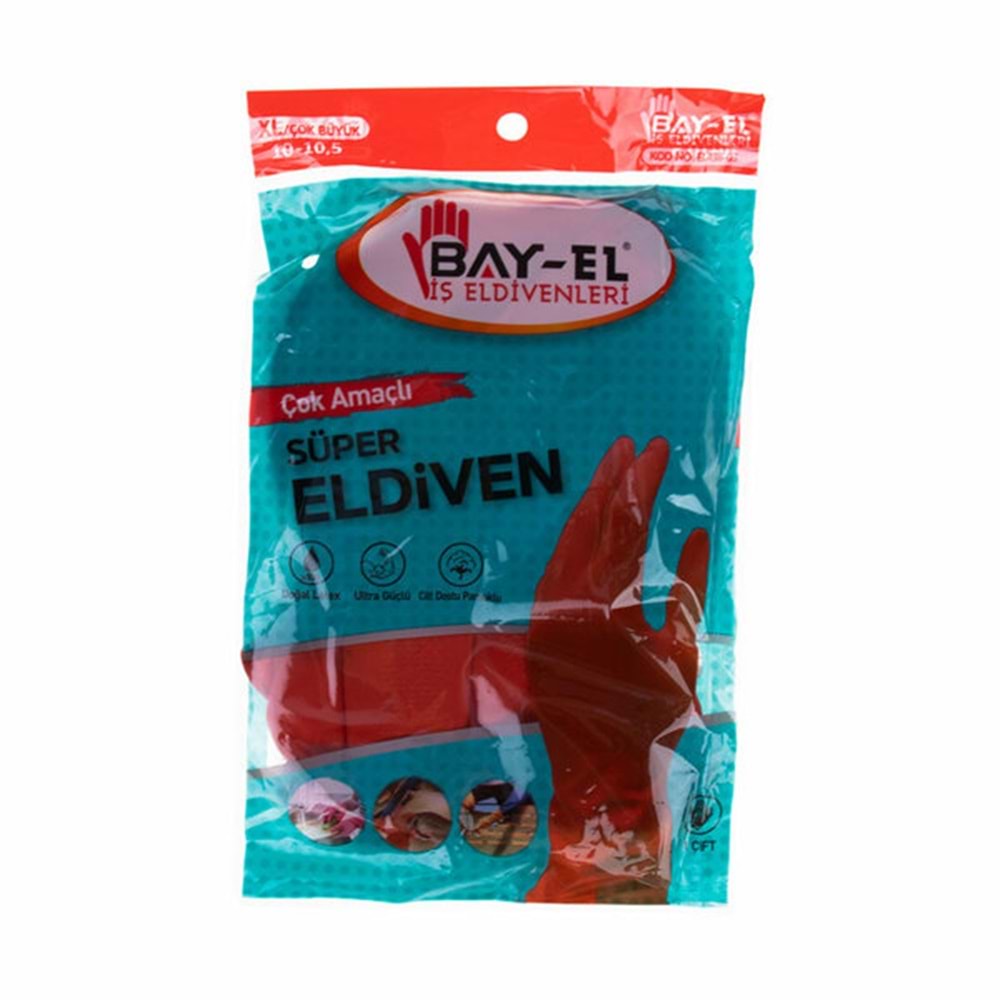 Bayel Temizlik ve Bulaşık Eldiveni Çok Amaçlı (XL) 10-10.5 EL438-3 1951