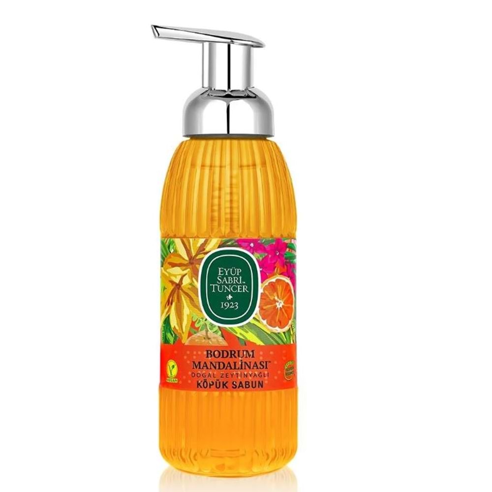 Eyüp Sabri TuncerBodrum Mandalinası Doğal Zeytinyağlı Köpük Sabun 500 ml