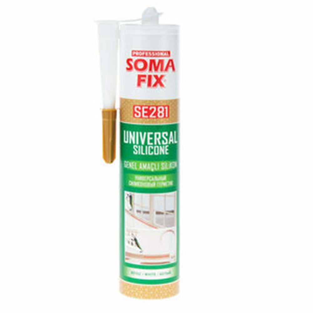 Somafix Genel Amaçlı Silikon Beyaz 280Gr SE281 2443