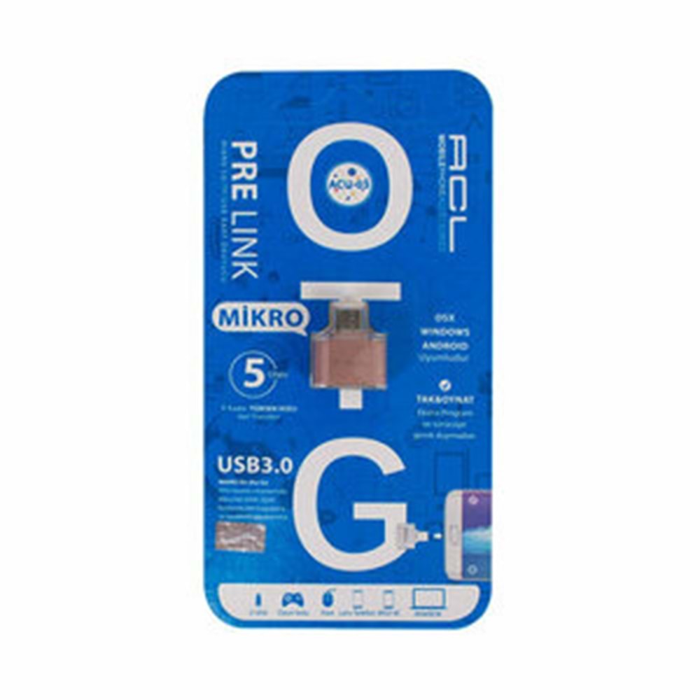 Acl Data Aktarıcı Mikro Usb 3.0 Acu-03 2256