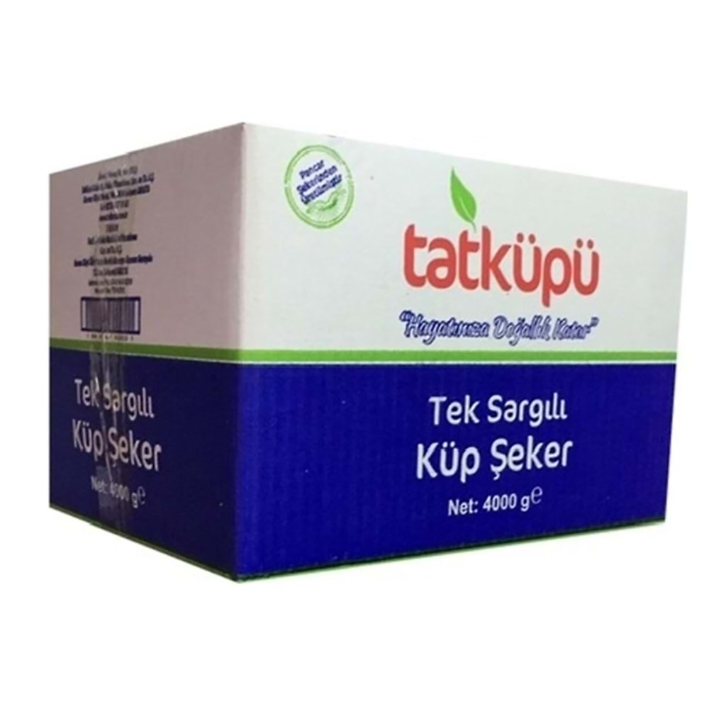 TATKÜPÜ TEK SARGILI KÜP ŞEKER 4 KG