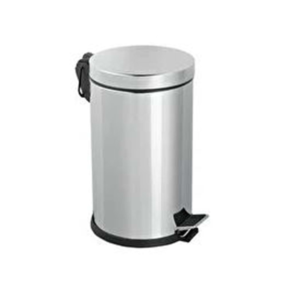 Emayhome Çöp Kovası Pedallı Krom 12Lt EH-604
