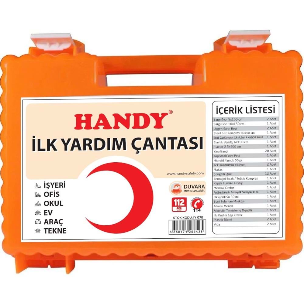 HANDY İLK YARDIM ÇANTASI TURUNCU