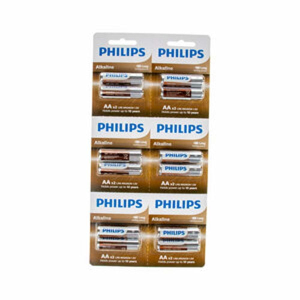 Philips Pil Kalem Alkaline AA 2 Lİ