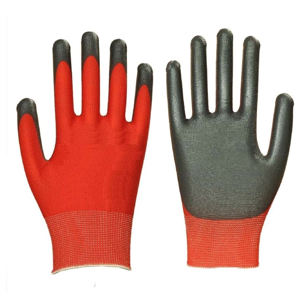 AVRASYA KIRMIZI+MAVİ NİTRİL ELDİVEN İŞÇİ ELDİVENİ