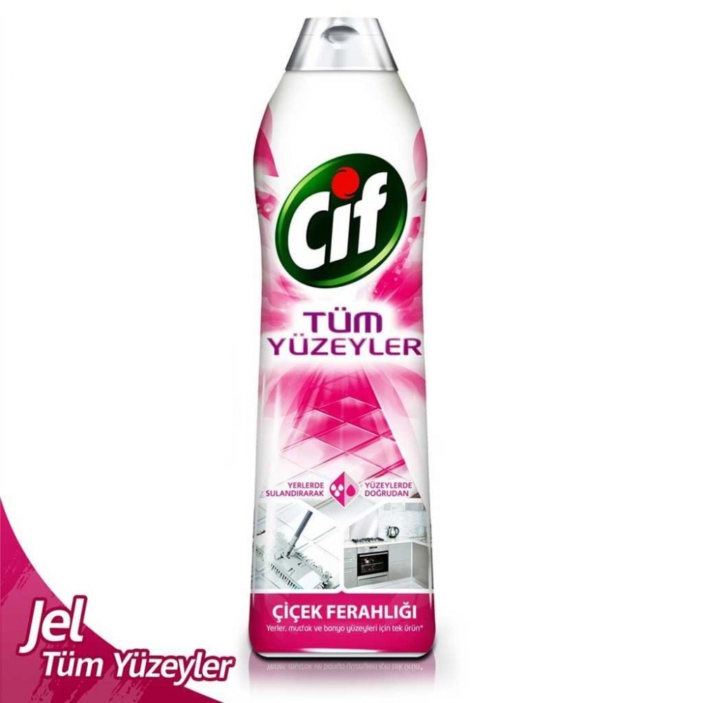 CİF TÜM YÜZEYLER JEL 750 ML ÇİÇEK BAHÇESİ