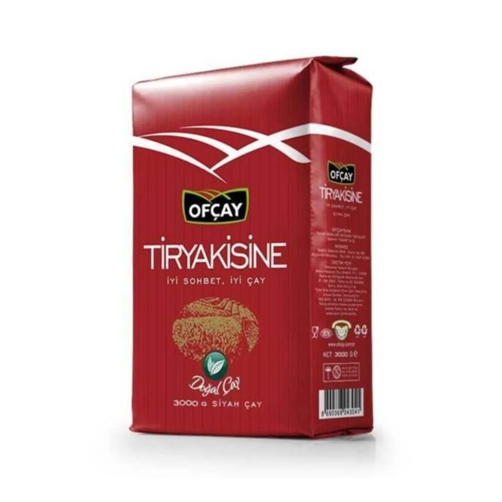 OFÇAY TİRYAKİSİNE SİYAH ÇAY 3 KG