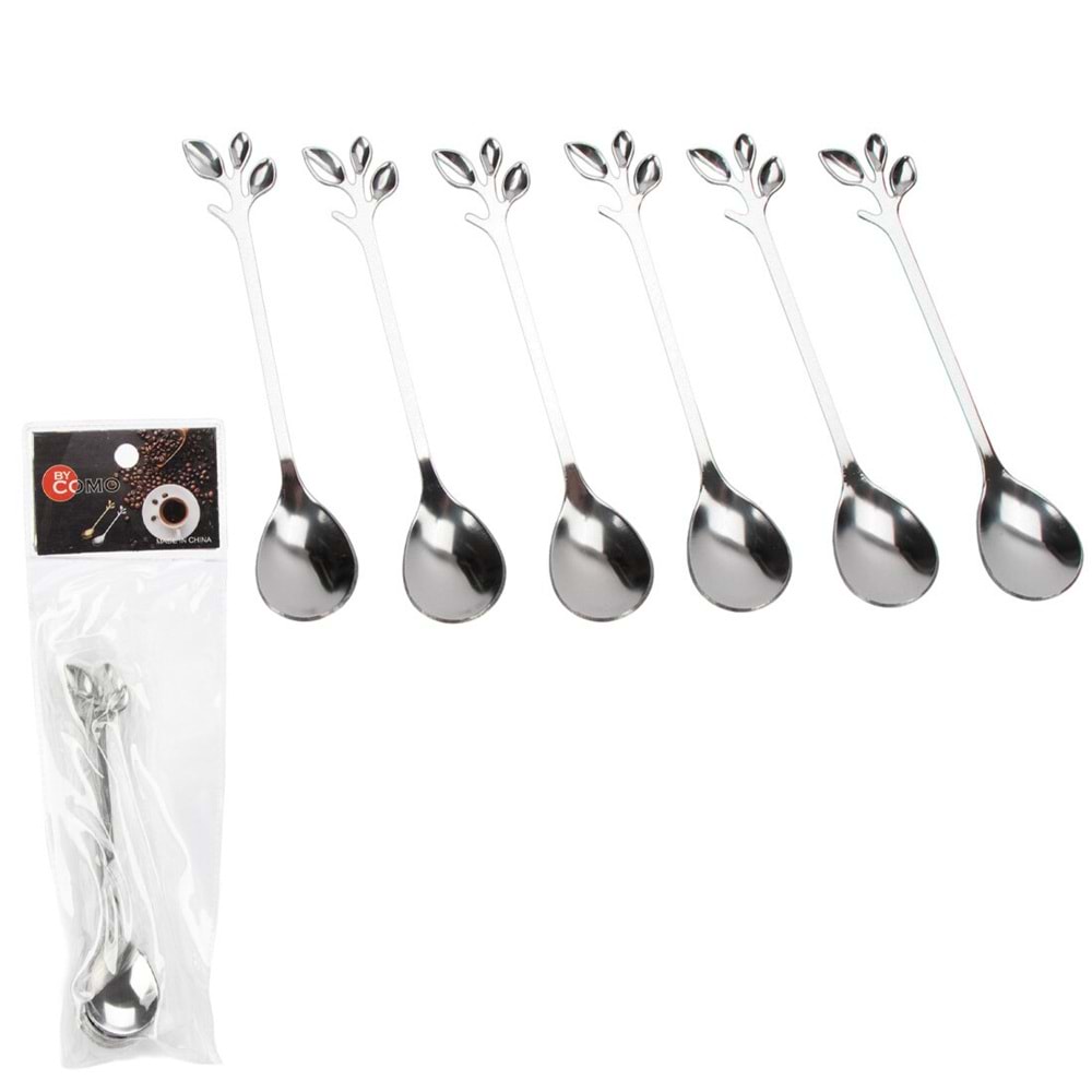 By Como Çay Kaşığı Gümüş 6 Lı KYR-5313 / YL-449 3137
