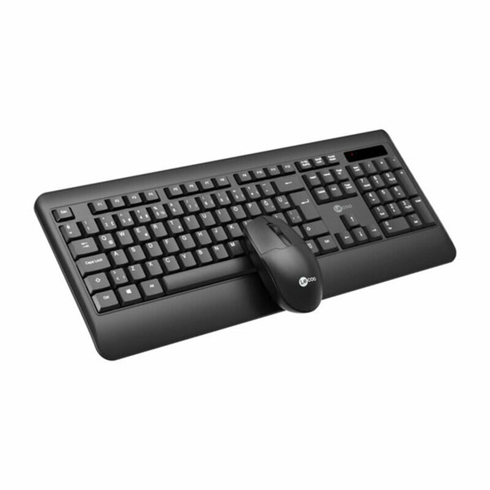 Lecoo Siyah Kablosuz Klavye - Mouse Set KW202 3539