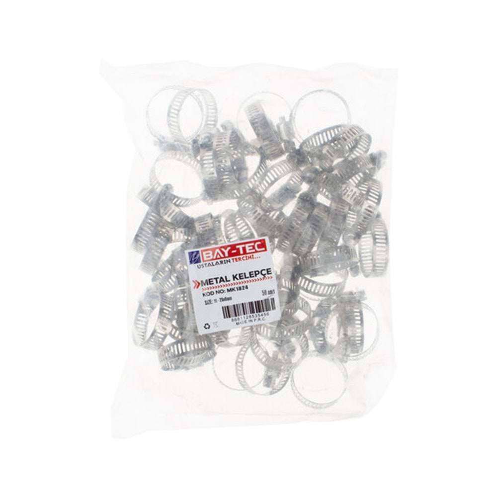 Baytec Kelepçe Metal 18-25X8mm MK1824