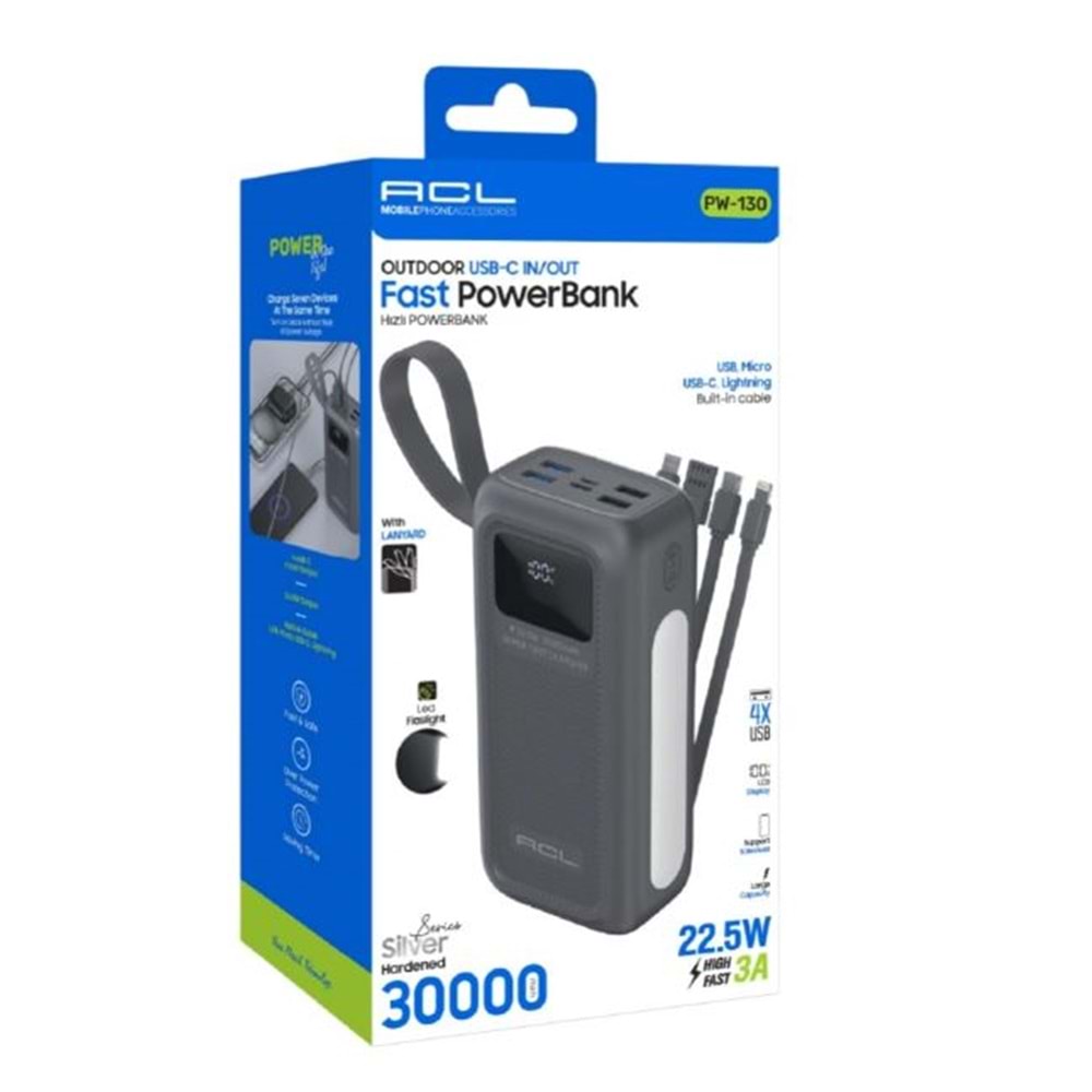ACL PW-130 30.000 MAH POWERBANK