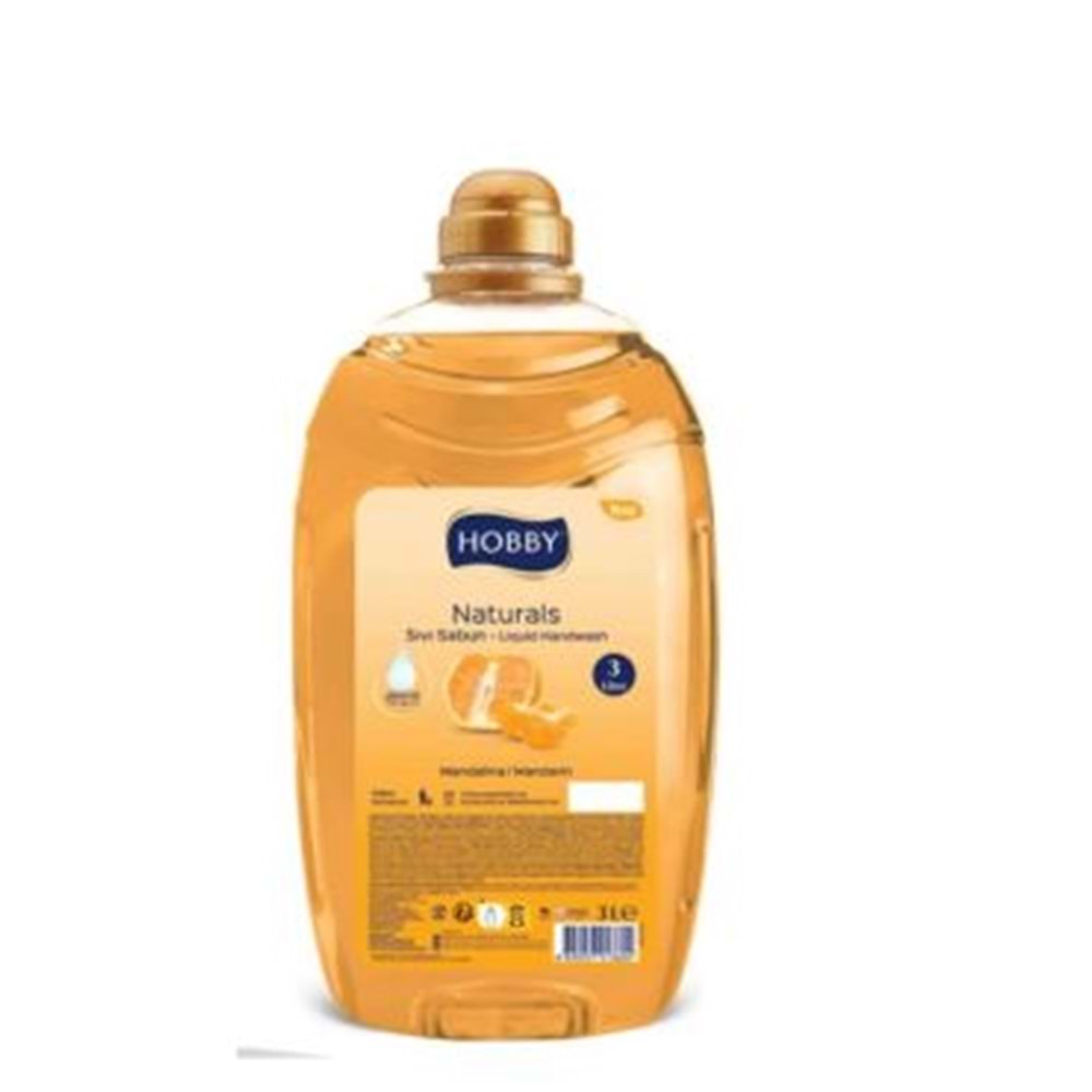 HOBBY SIVI EL SABUNU MANDALİNA 3 LT