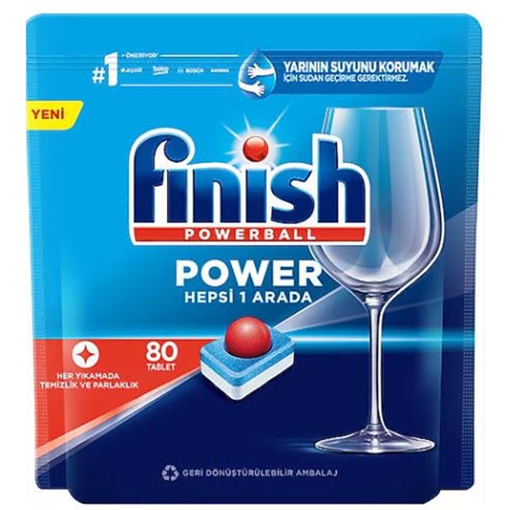 CALGONİT FİNİSH POWER HEPSİ 1 ARADA 80 TABLETT
