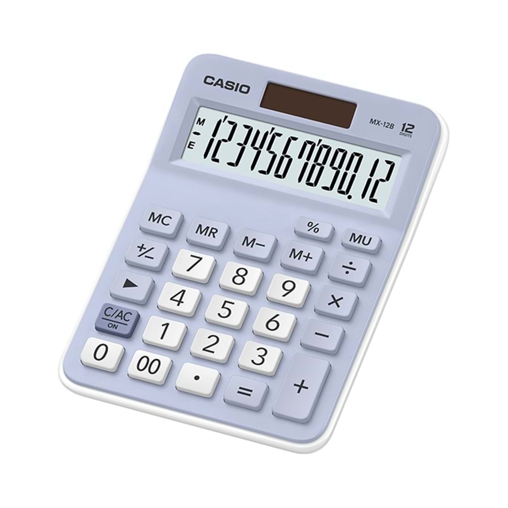 Casio Hesap Makinesi MX12B-LB-W-DC 3784