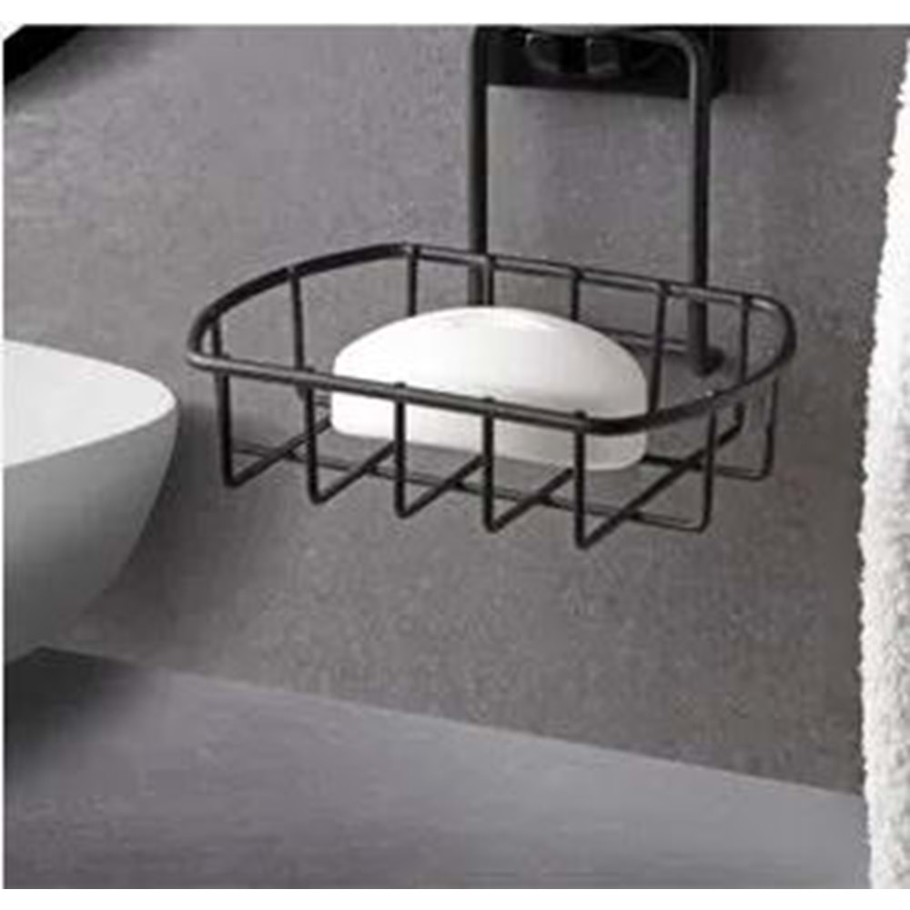 Decor-Tel Magic Katı Sabunluk Siyah DT-705