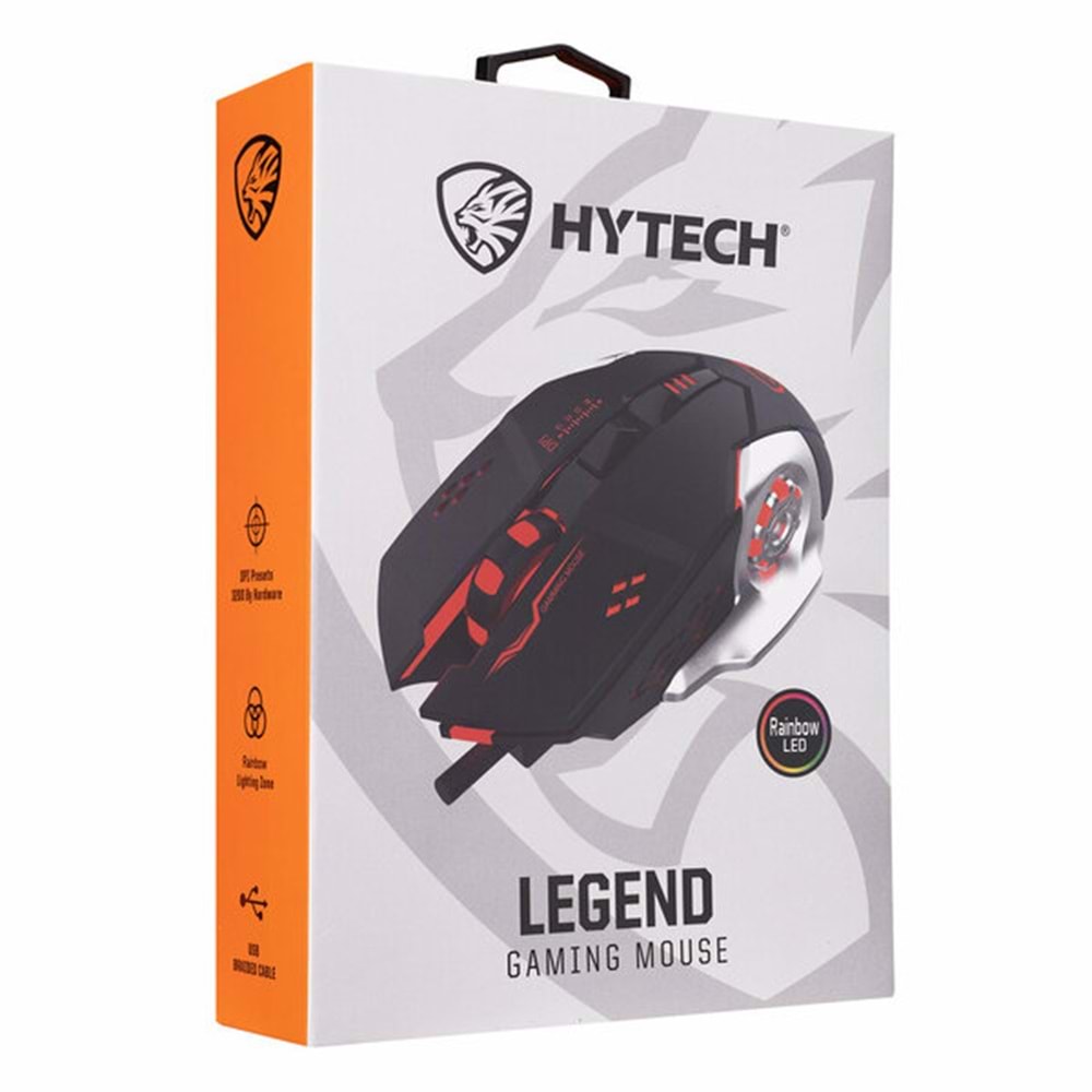 Hytech Mouse Gaming Oyuncu Legend Siyah Hy-X9