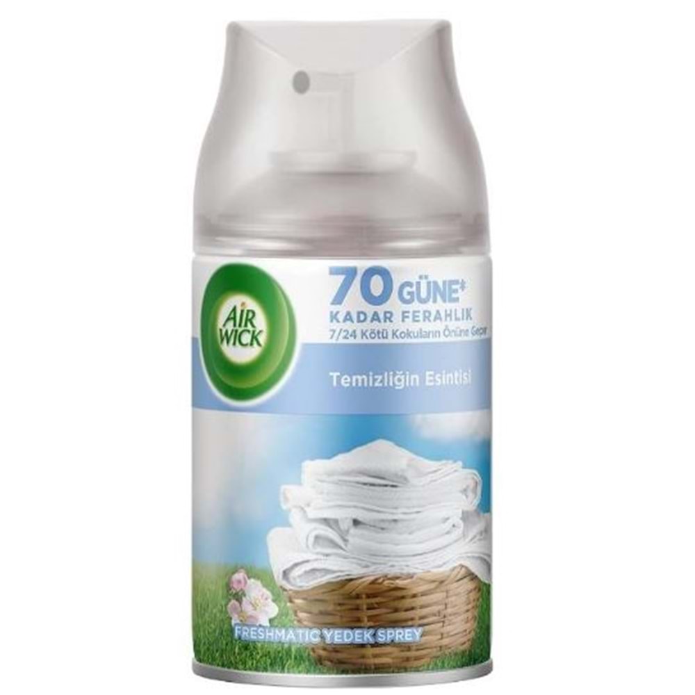 AİRWICK FRESH MATİK YEDEK TEMİZLİĞİN ESİNTİSİ 250 ML