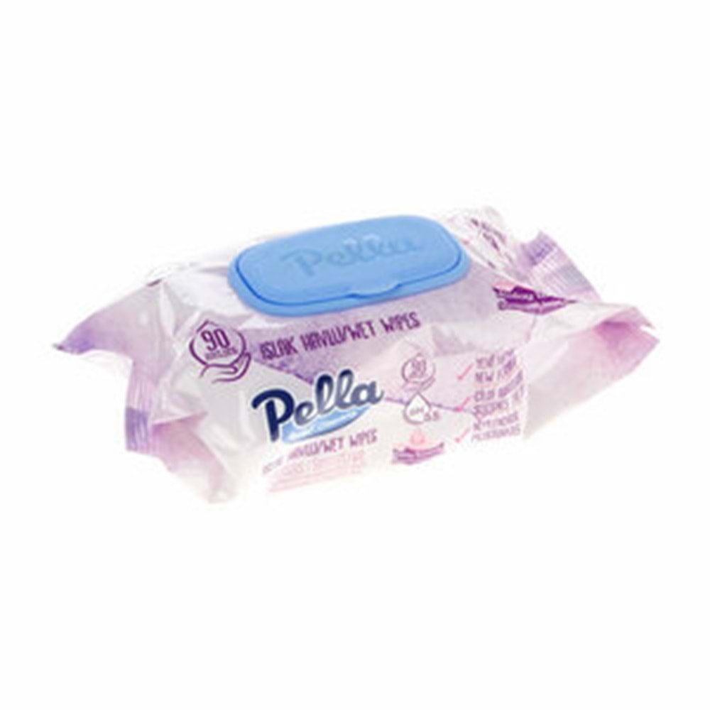 Pella Islak Mendil Soft Hassas Sensitive 90 Lı Kapaklı