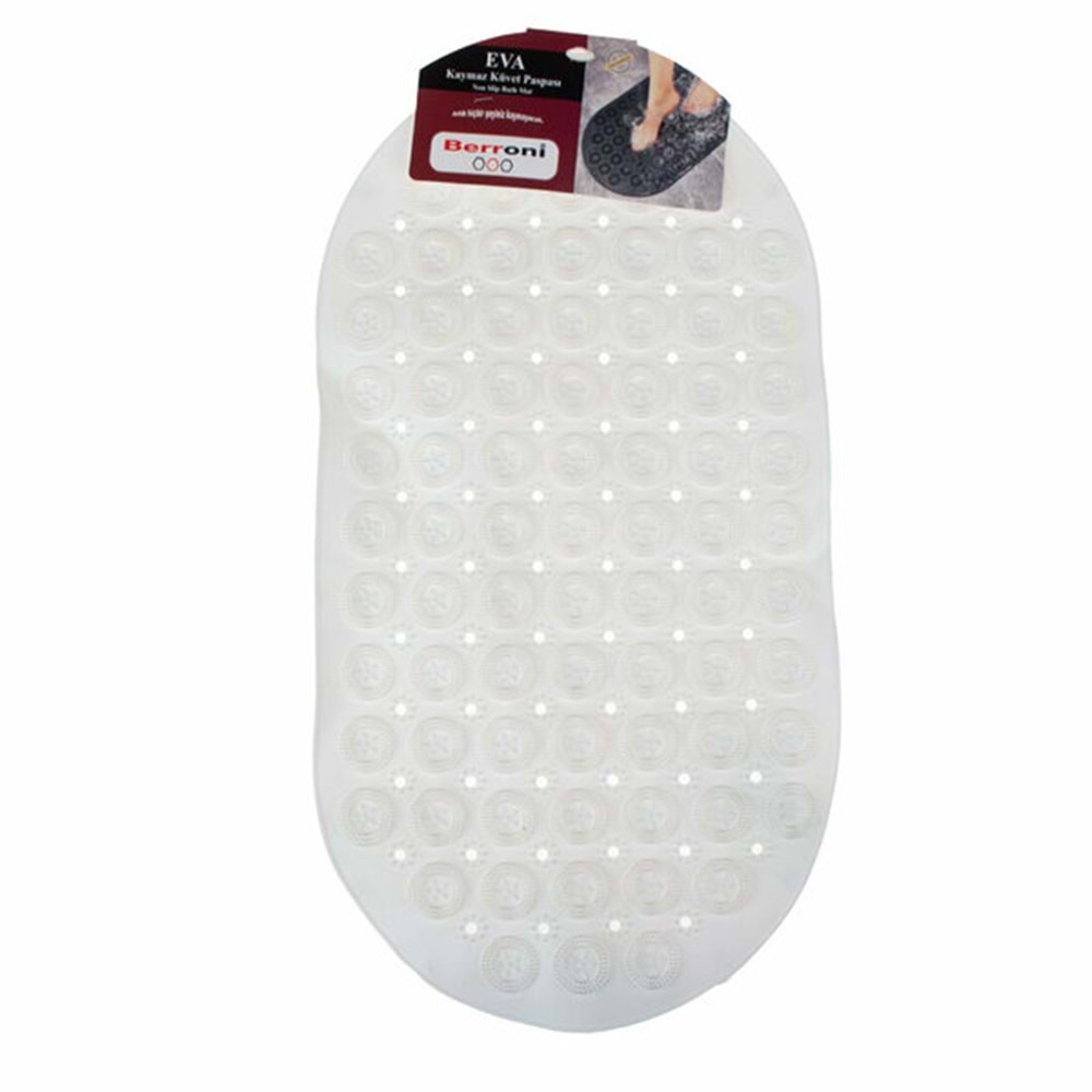 Berroni Küvet Paspası Vantuzlu Masajlı 37cmX69cm 4326