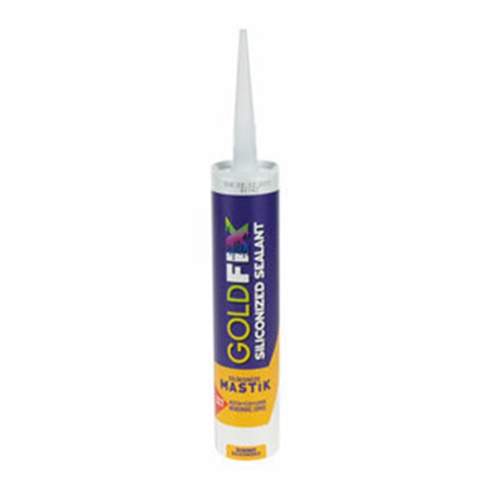 Goldfix Silikonize Mastik 450Gr Beyaz 4352