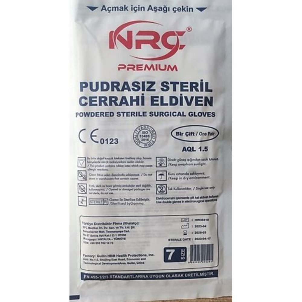 NRC PREMİUM PUDRASIZ STERİL ELDİVEN