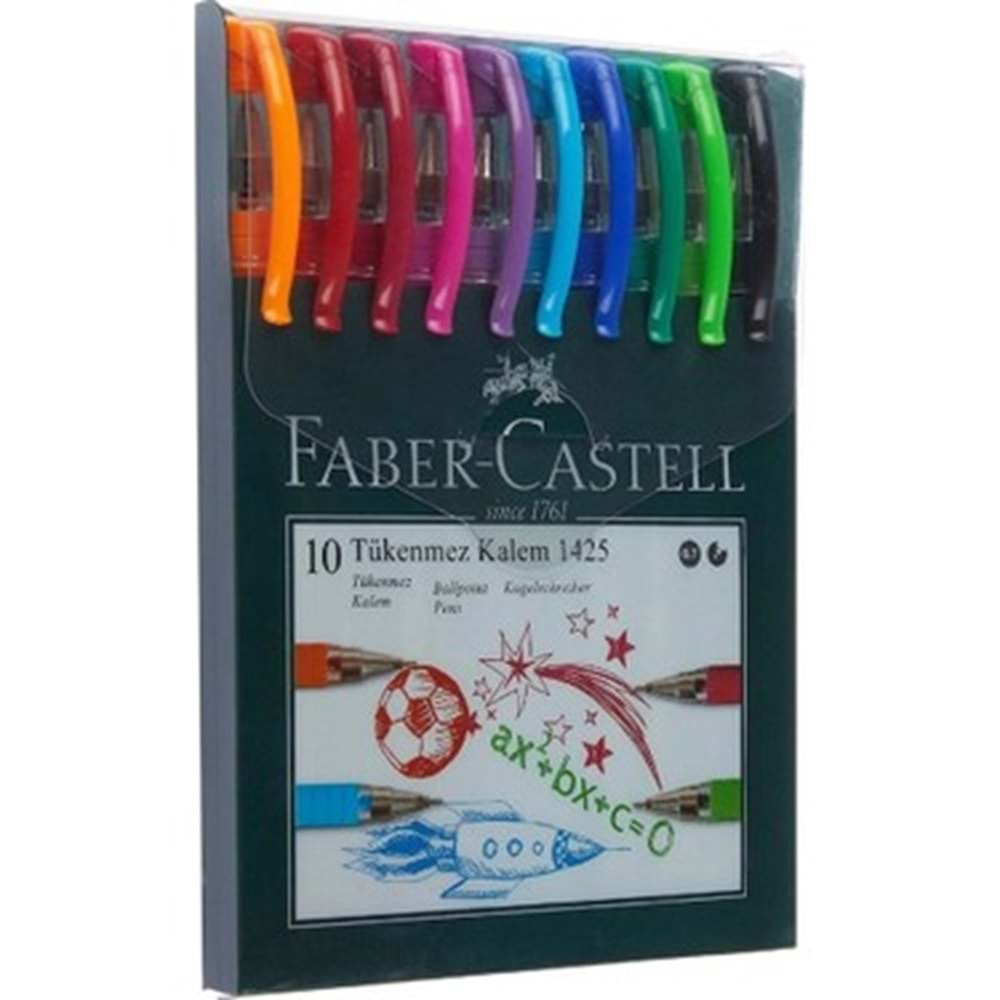 FABER CASTELL 10 RENK TÜKENMEZ KALEM 1425