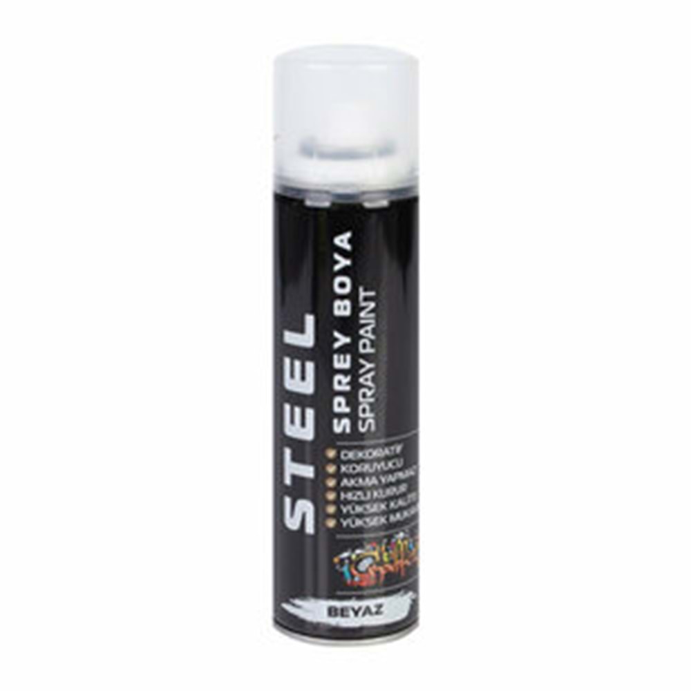 Steel Sprey Boya Beyaz 200ml 3421