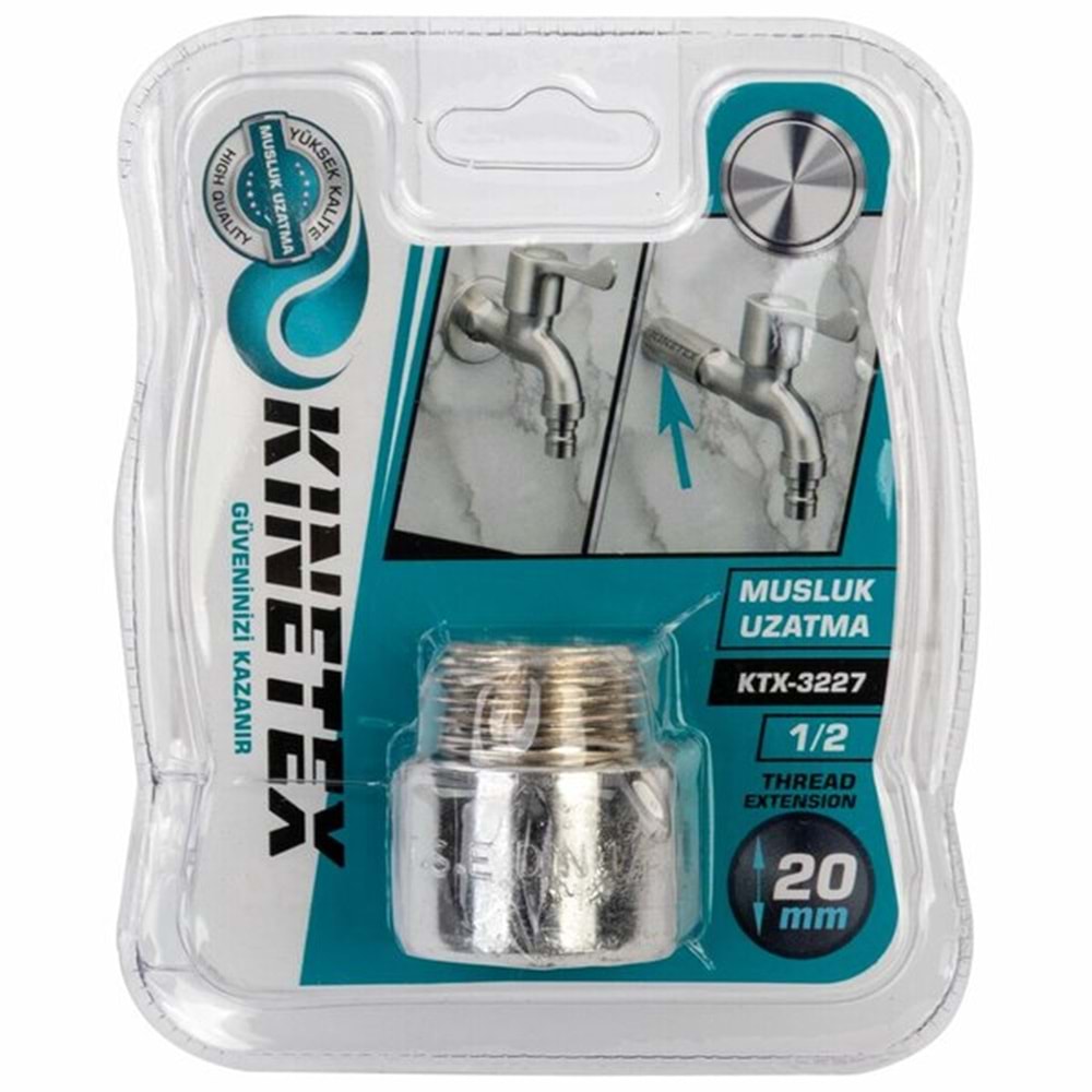 Kınetex Musluk Uzatma 20 Mm 1/2 50 Gr A-2 KTX-3227 6759 6248