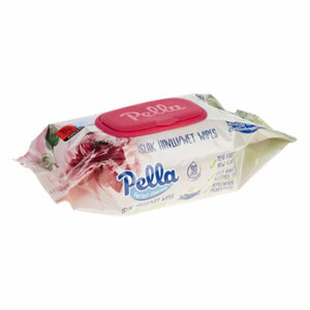 Pella Islak Mendil Güllü 90 Lı Kapaklı